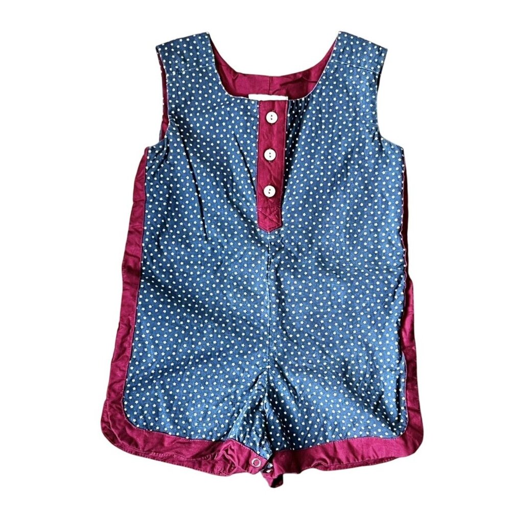 Little Bird Clothing Co Patriotic Romper Sz 3